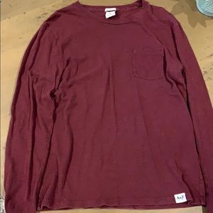 Abercrombie and Fitch burgundy long sleeve new